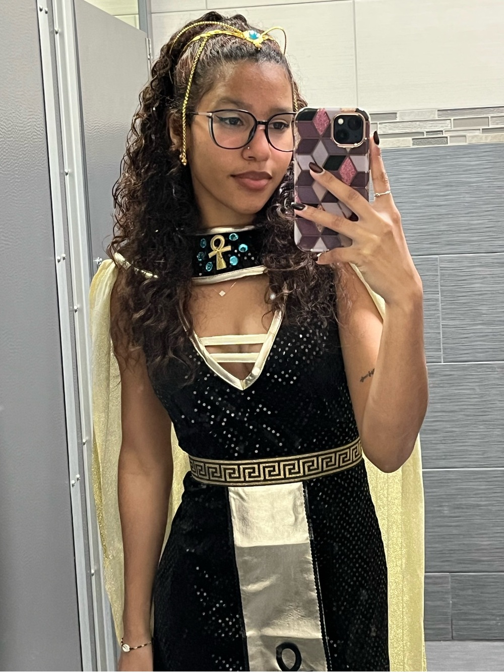 Black and Gold Egyptian-Inspired Accessory Set | HALLOWEEN COSTUME